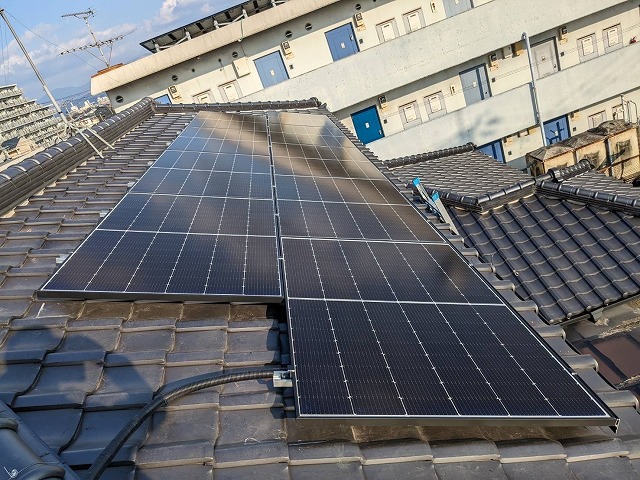 K様邸　太陽光発電システム設置工事