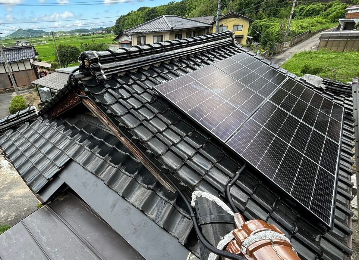 K様　太陽光発電設置工事