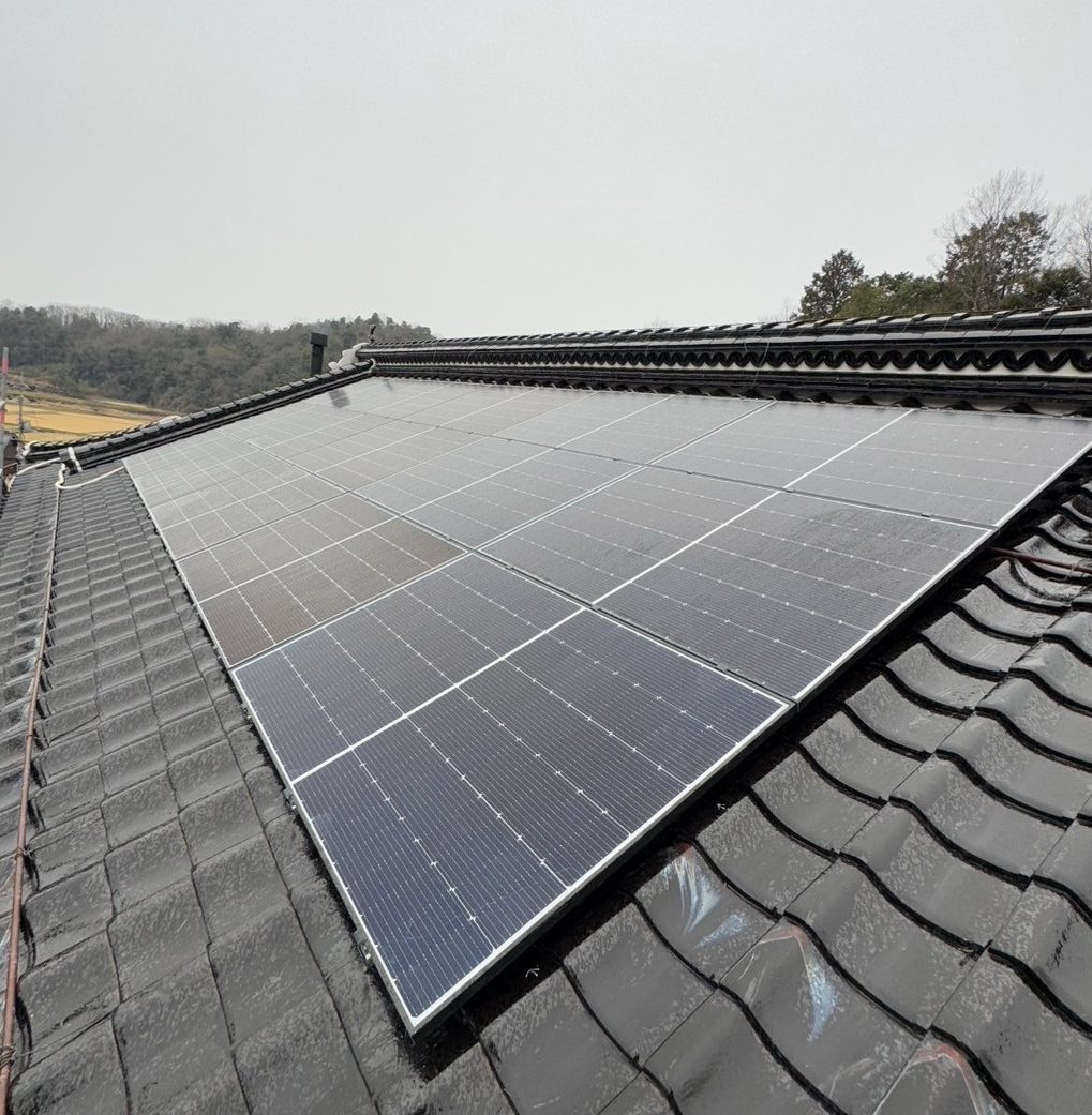 K様　太陽光発電設置工事