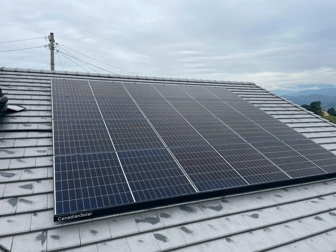 K様　太陽光発電設置工事
