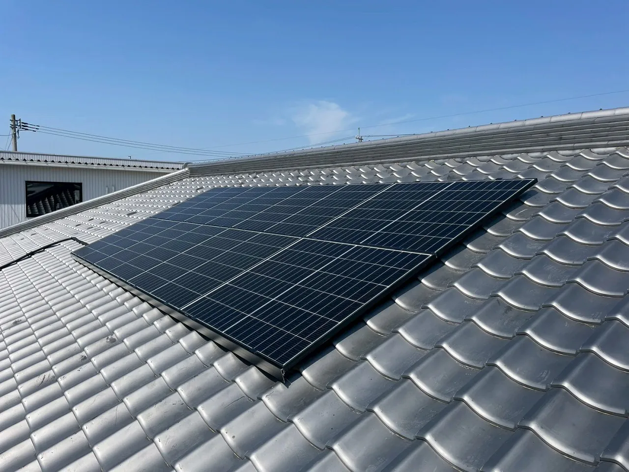 I様　太陽光発電設置工事
